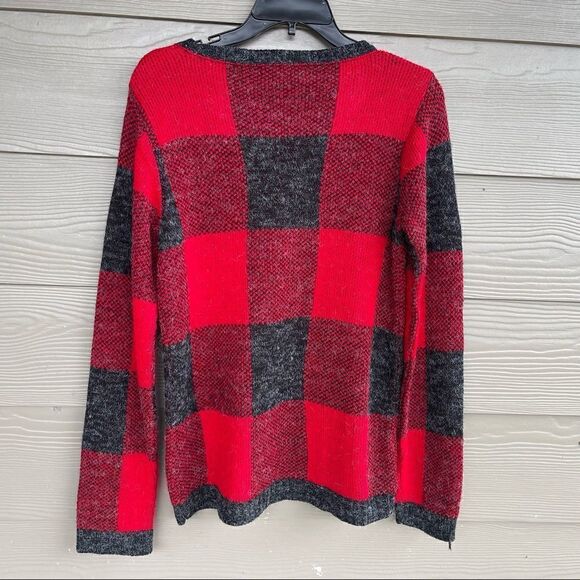 Marled buffalo checkered sweater size medium - Picture 3 of 3